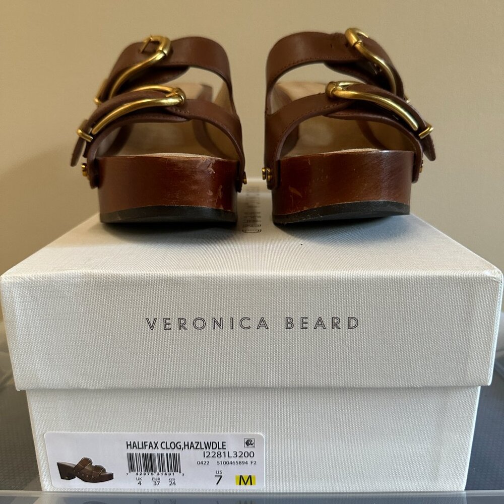 Veronica Beard Halifax Platform Clog Sandals - Picture 5 of 8